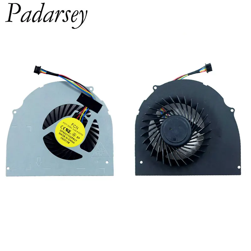 Padarsey-ventilador de refrigeración de CPU de repuesto para portátil Dell Latitude E6540 Precision M2800 Series, 4 pines, 072XRJ CN-072XRJ