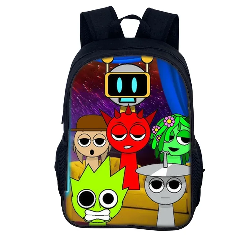 

Школьный рюкзак Sprunki, сумка Incredibox Sprunki, школьная сумка, рюкзак Mochila Sprunki, студенческий рюкзак, сумка, Рождественский подарок