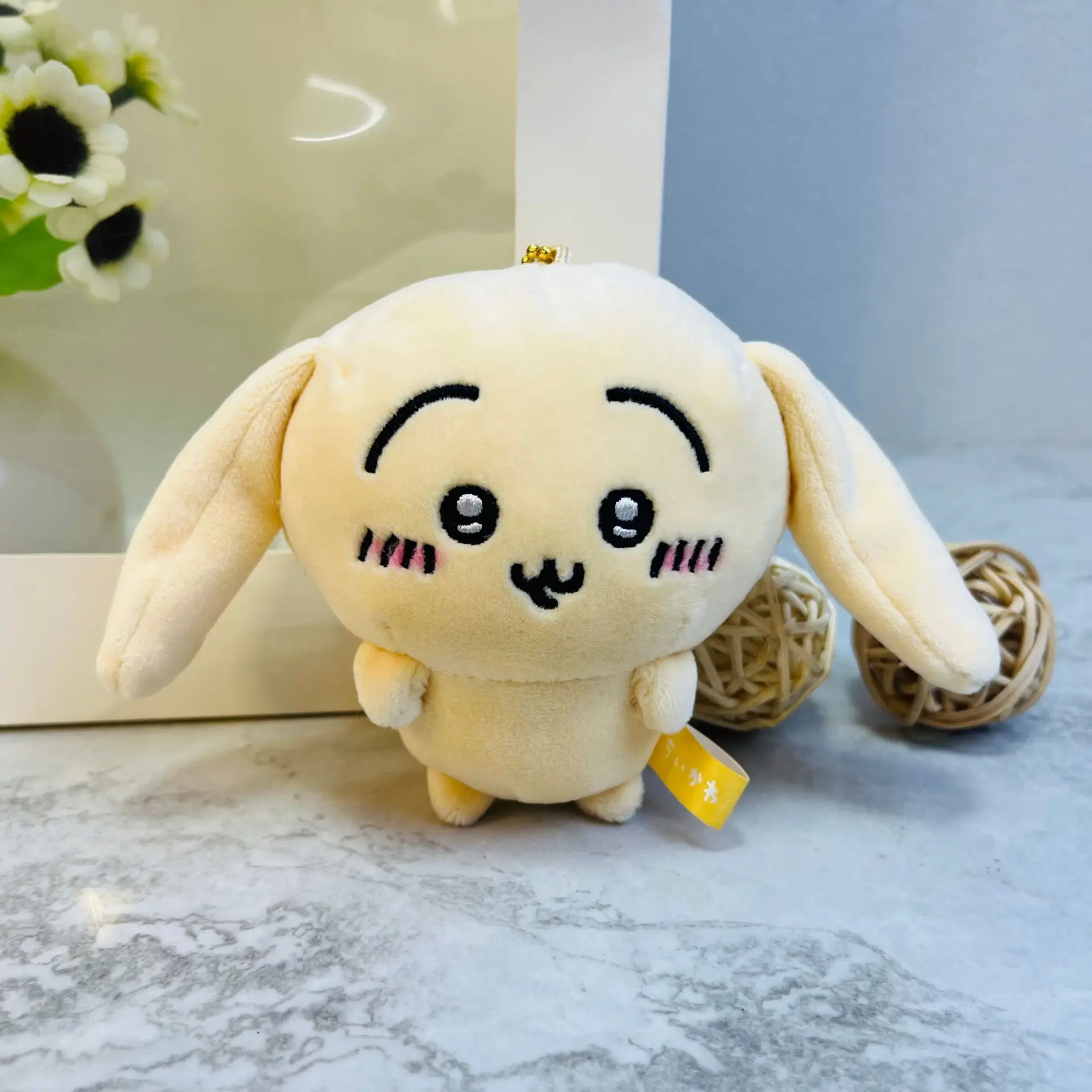 9cm Śliczny prezent dla dzieci Chiikawa Hachiware Usagi Kawaii plecak klucz wisiorek pluszowa lalka