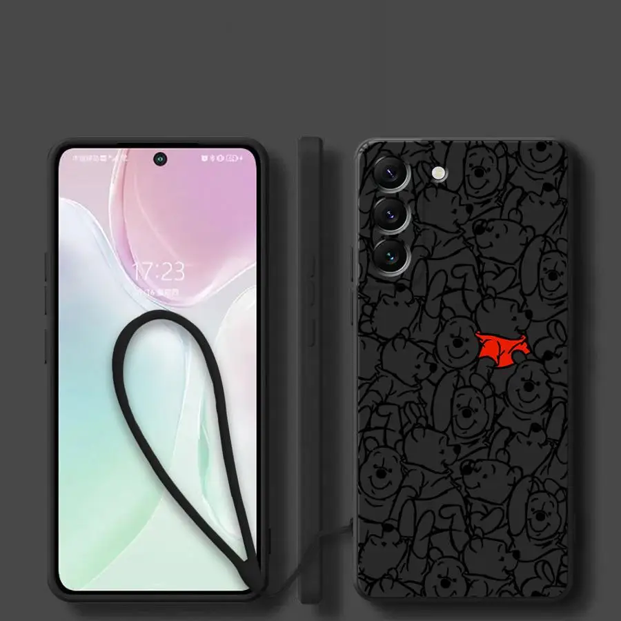 ديزني ويني ذا بوه حافظة لهاتف سامسونج جالاكسي A20s A06 A02s A05 A50 A56 A03 A30s A53 A71 A73 A04 غطاء ناعم