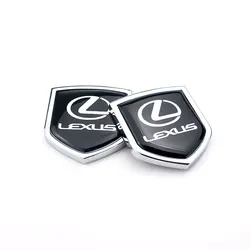 For Lexus RX330 IS250 Ct200h ES300h RX350 IS300h NX300h RX400h Car Design 3D Metal Emblem Body Side Window Stickers