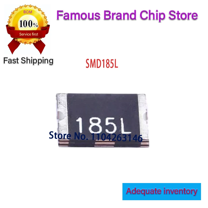 

100 шт./лот, оригинальный новый SMD185L 185L PPTC 2920 1,85A 1850MA 33 В на складе