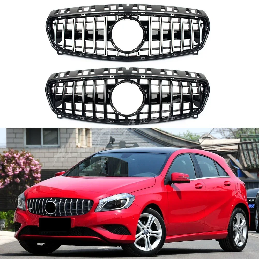 

Car Front Grill Bumper Facelift Fit For Mercedes Benz W176 A Class A200 A250 A45 2013 2014 2015 GT