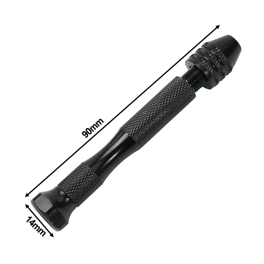 0.3-3.2mm Mini Aluminum Hand Drill Small Hand Drill Twist- Drill Bit Woodworking Drilling Rotary Tools Hand Drill Manual