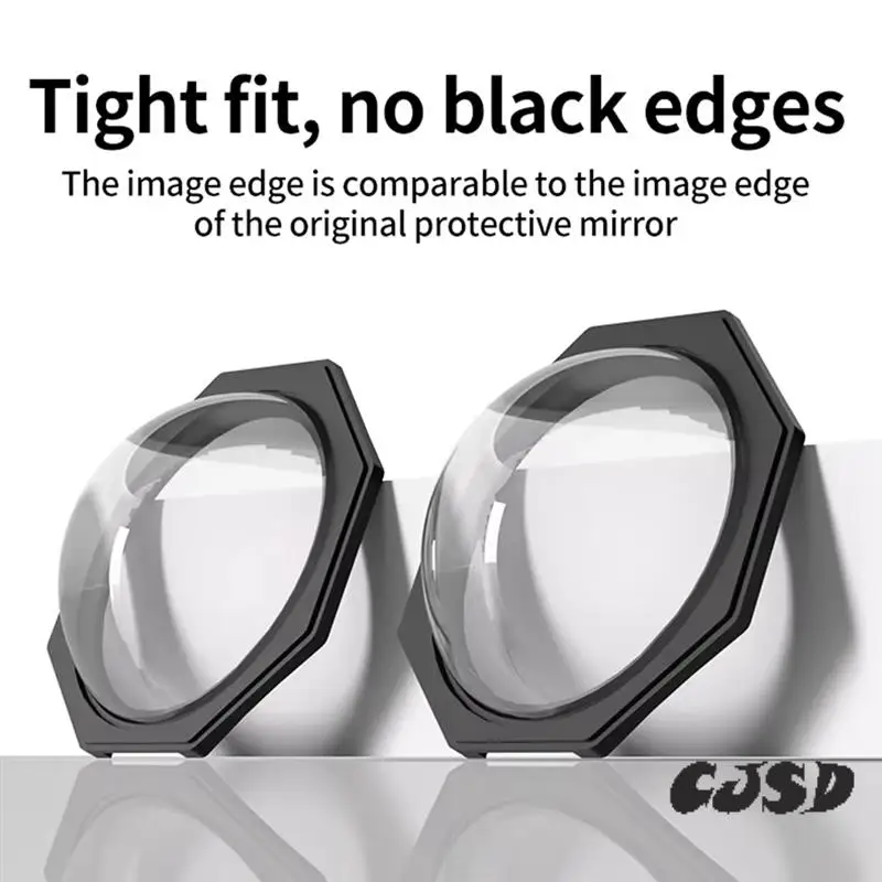 

CJSD-For Insta360 X3 Lens Guards Lens Protector Upgraded Anti-Scratch Tempered Glass Sticky Guard For Insta 360 X3 Accessory