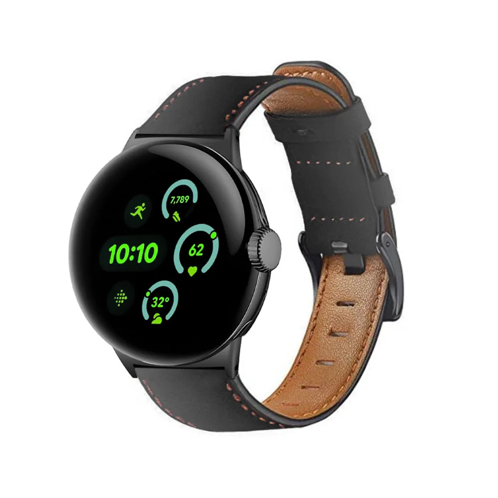 حزام من الجلد الطبيعي لساعة Google Pixel Watch Band 3 45 ملم Correa معصمه حزام الساعة الذكية لساعة Google Pixel Watch 3 #5