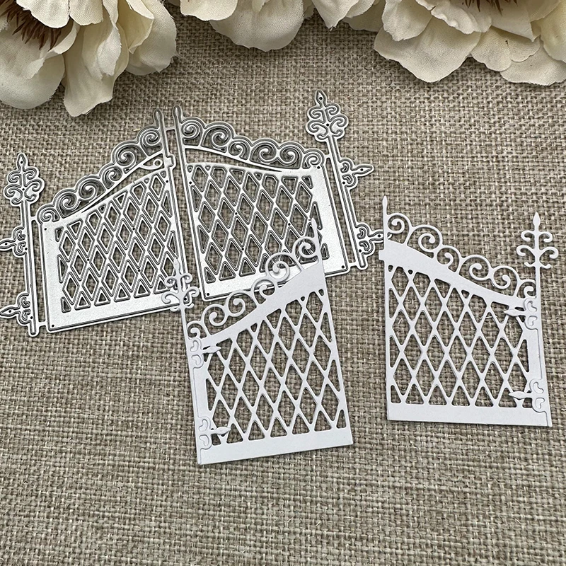 Lace fence door frame Metal Cutting Dies Stencils For DIY Scrapbooking Decorative Handcraft Die Cutting Template Mold