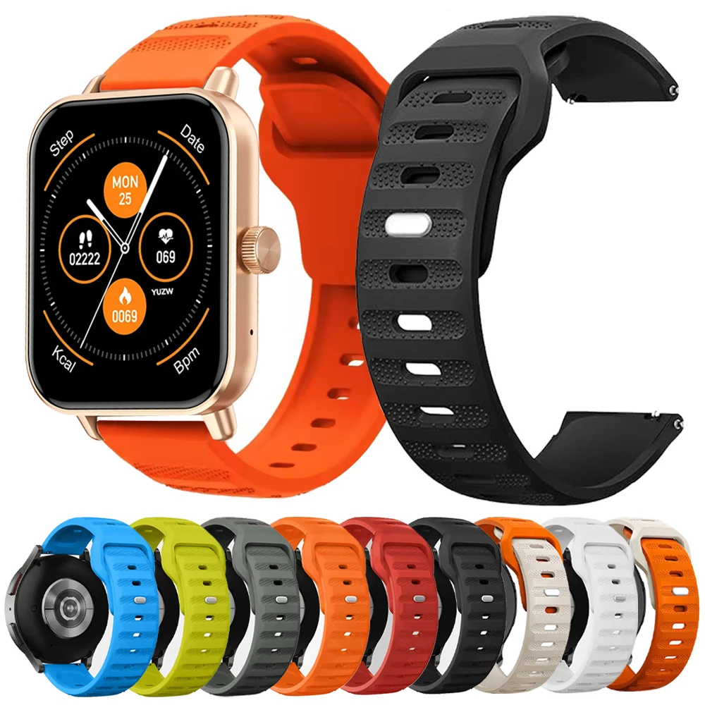 20mm 22mm Strap For COLMI P71 P81 Smart WatchBand Silicone Wristband For COLMI P78/P82/C81/P73/P76/P68/P60 Bracelet Accessories