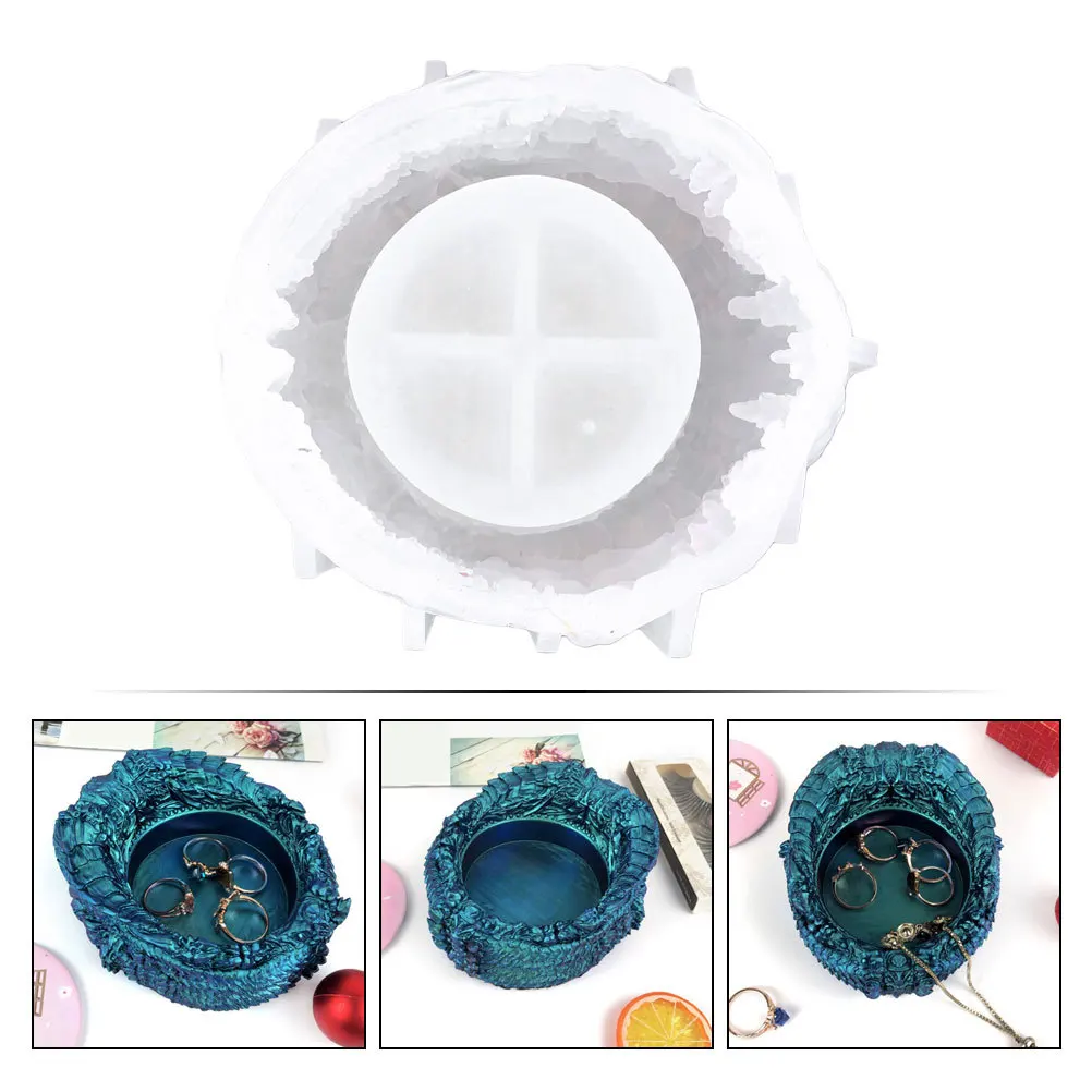 

1 шт. коробка для хранения, силиконовая шкатулка для драгоценностей «сделай сам», литейная форма для домашнего декора-функциональное настольное украшение ручной работы