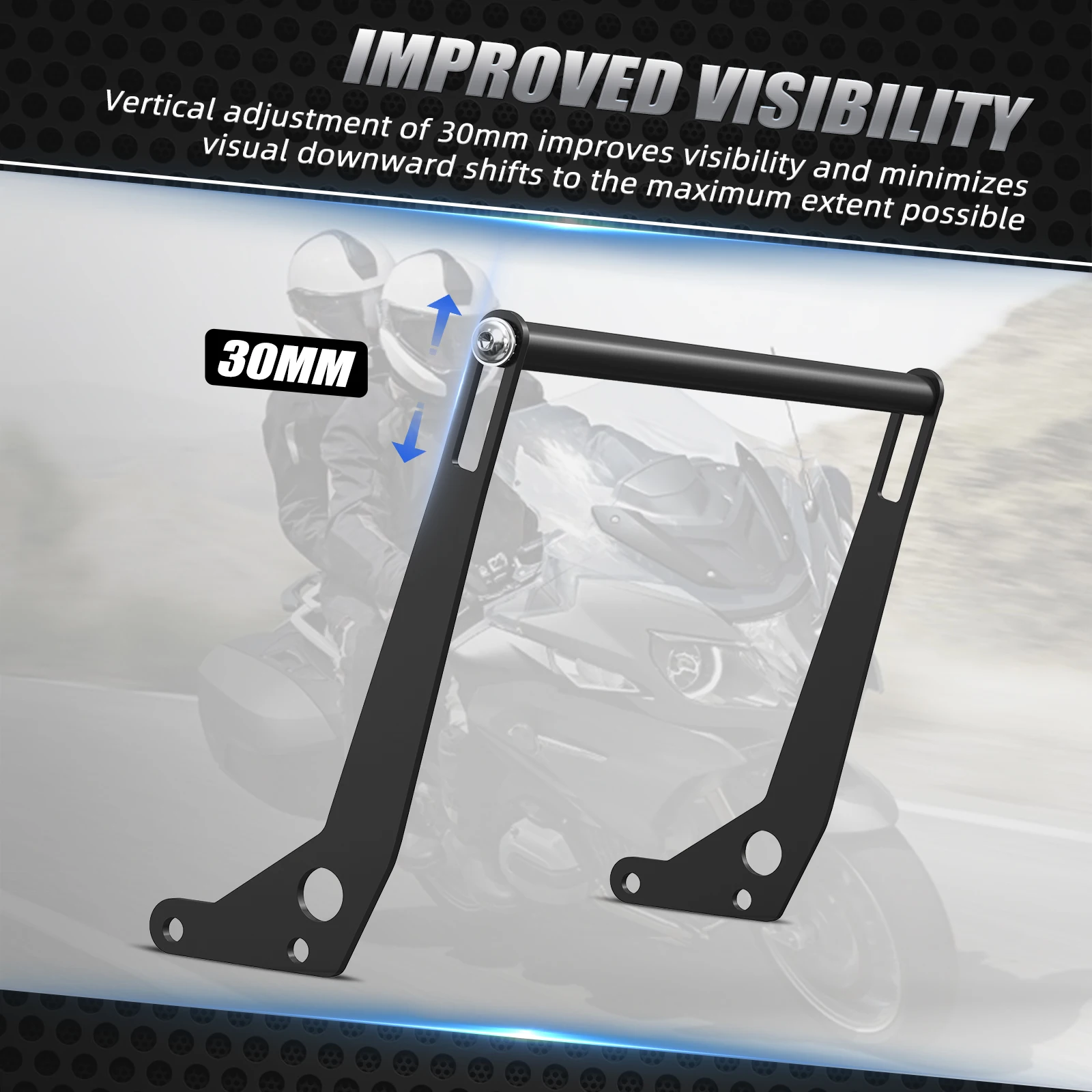 Für BMW R1250GS /GSA Navigationshalterung GPS-Halterung R 1250GS R1250 GS Adventure 2018-2024 R1200GS GSA R1200GS Adventure 2013-2018 – Detail 4