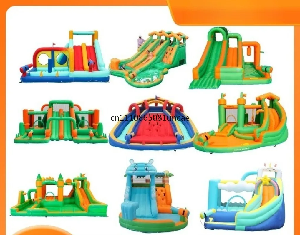 New Mini Inflatable Bouncy Castle Indoor Kids Jump Playhouse Portable Home Jumping Bouncer Toy