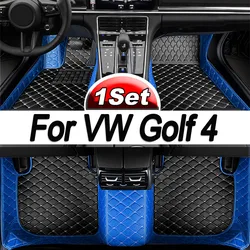 Tapis de sol en cuir pour VW Golf 4 MK4, tapis de voiture, tapis, repose-pieds, centre de livraison directe, accessoires intérieurs automatiques, 1998 ~ 2003