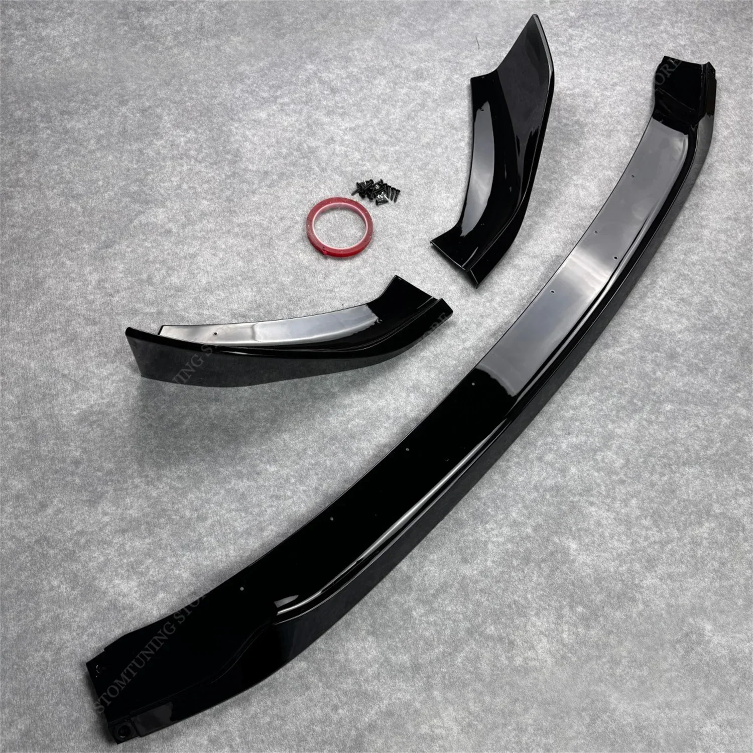 3 Pcs Car Front Bumper Lip Splitter For Bmw F40 Hatchback M Sport 116d 118i 118d 120i 120d 128ti M135i 2019-2024 Tuning Bodykits