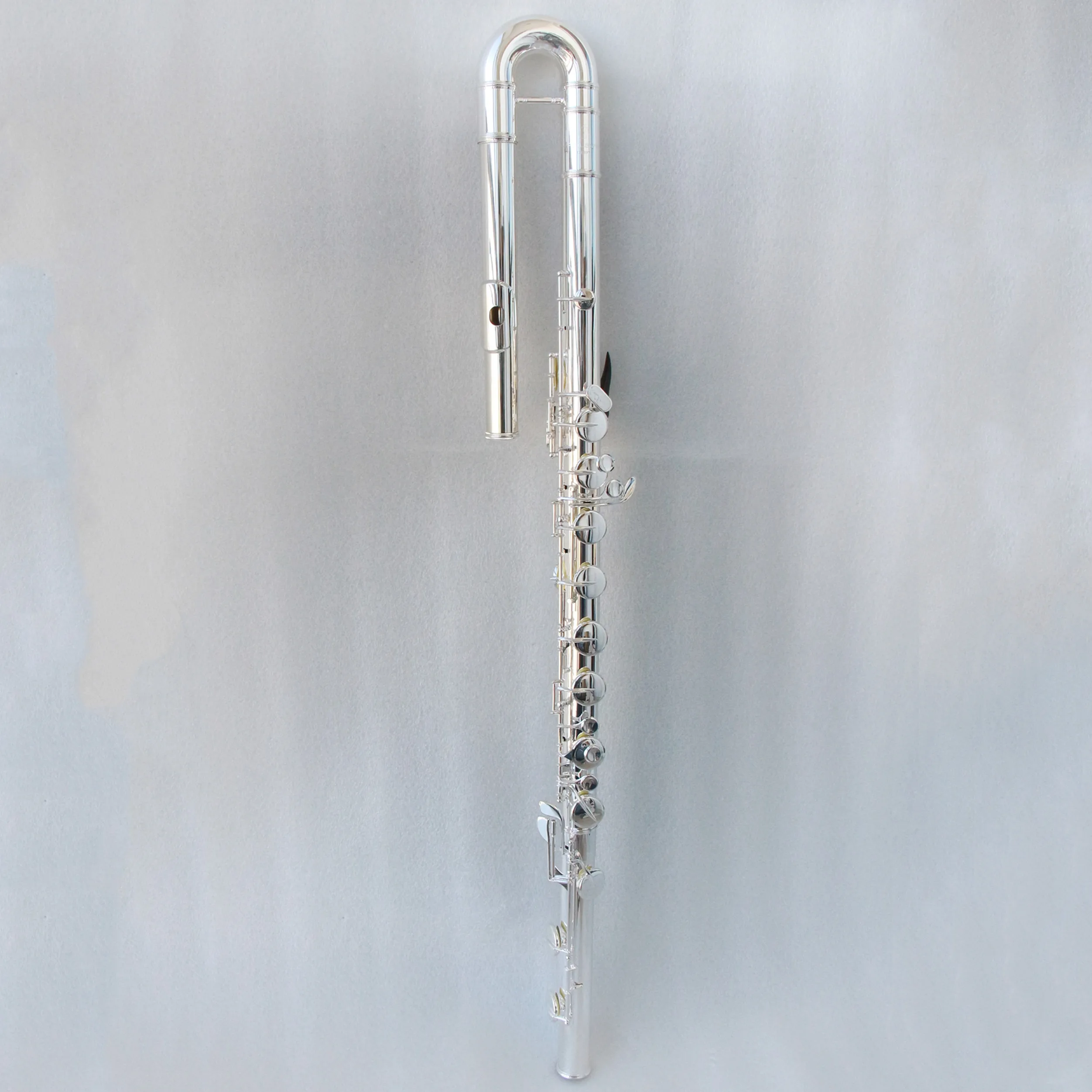 professional bass flute high end best cost performance bass flute silver plated ebony accessories bass flute