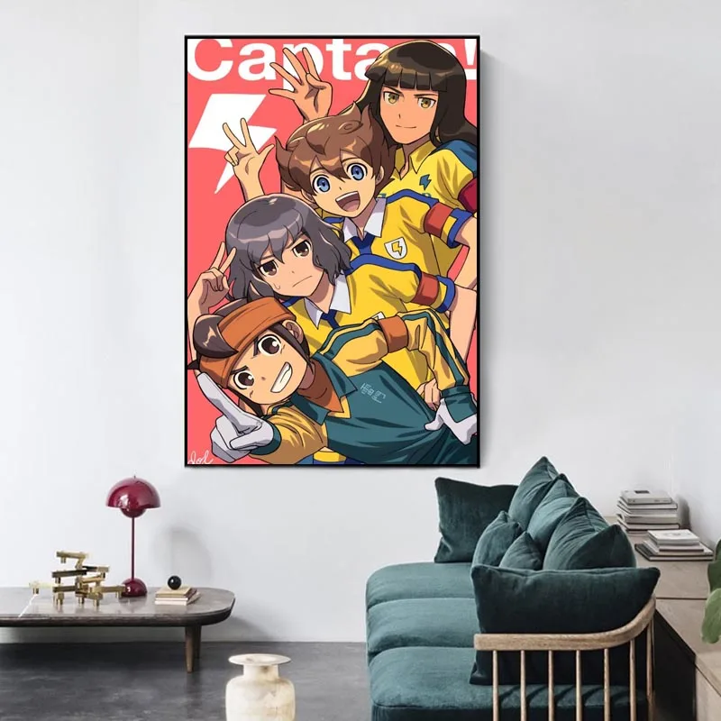 Inazuma أحد عشر ملصق قماش الساتان ديكور المنزل جدار الفن النسيج المشارك طباعة 20x30 سنتيمتر ، 27x40 سنتيمتر ، 30x45 سنتيمتر ، 40x60 سنتيمتر #6