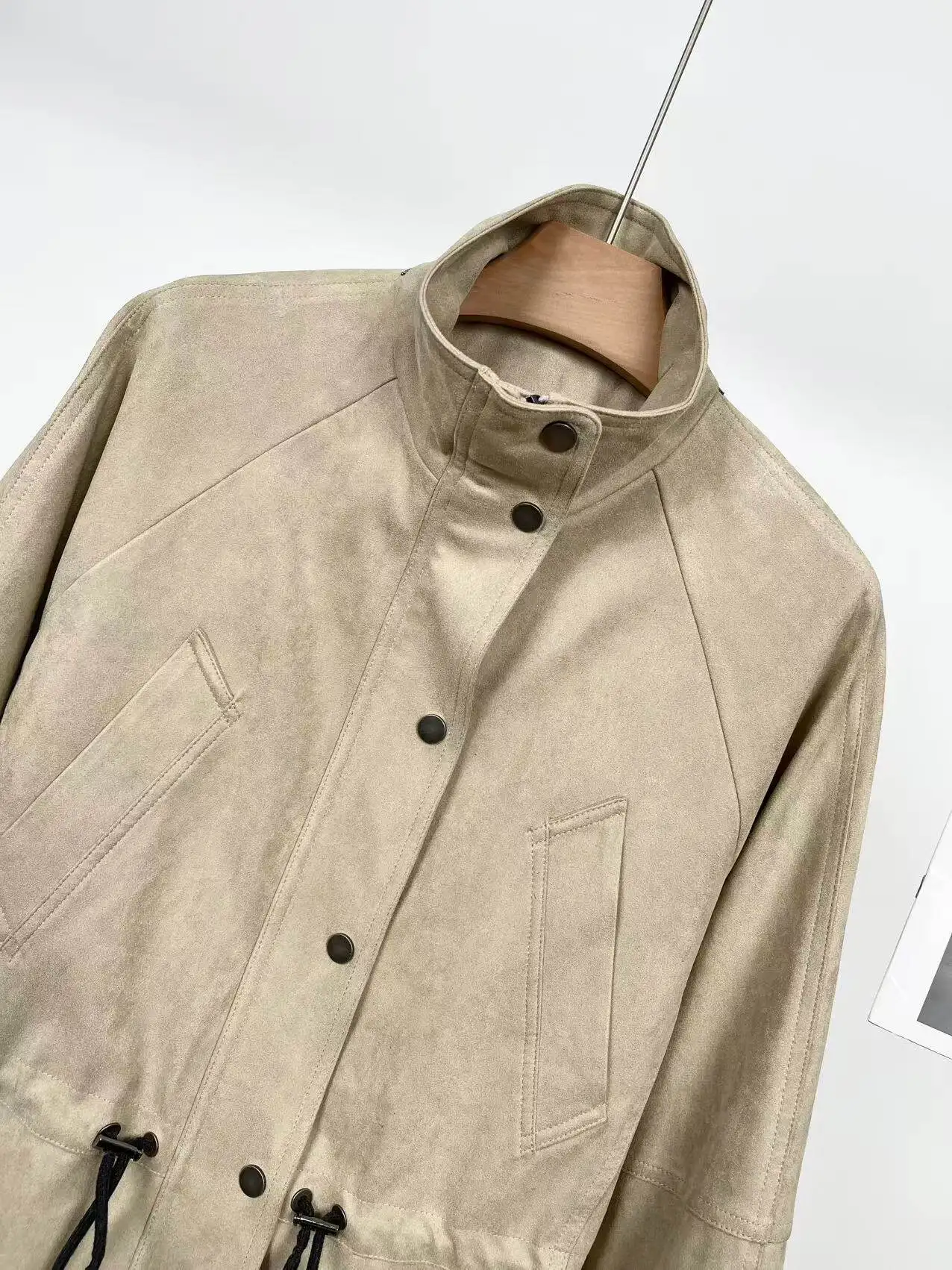 Women's 2026 Winter New Stand up Collar Loose Versatile Coat Top