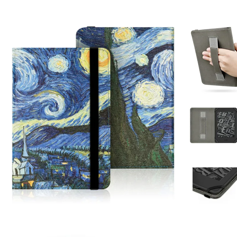 Cute Universal Cover for Pocketbook 616/627/632 622 623 Basic 2 Touch Lux2 Touch 1 2 614 615 624 625 626 Ebook HandStrap Case