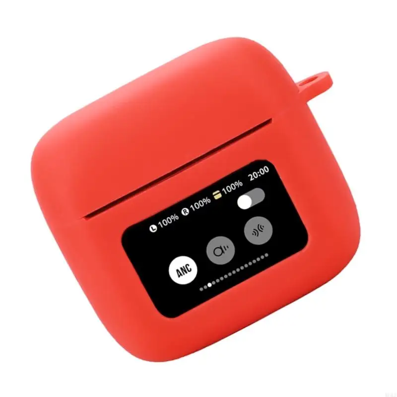 W8KE Wireless Earbuds Shell silicone per 3 Canna morbida Affronta Scrafft