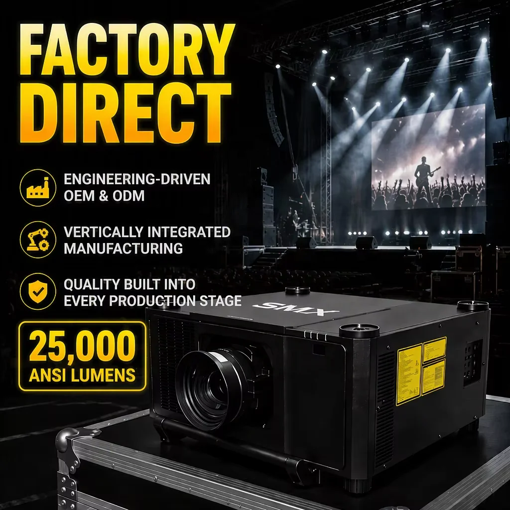 25,000 Ansi Lumens Professional Advanced LCD Laser Installation Projector, Japan Technology the Same As International Brands