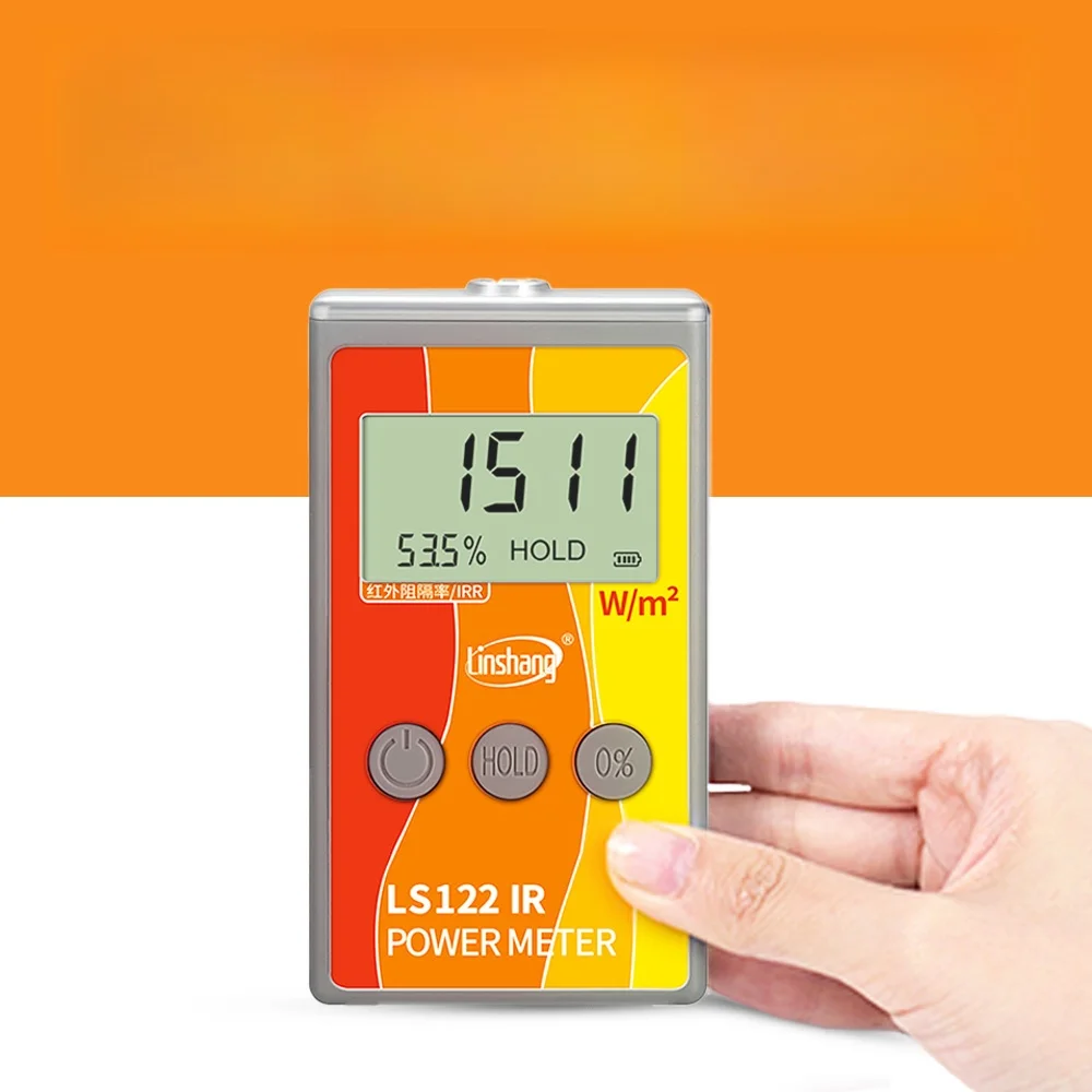 

Linshang LS122 LS123 Solar Infared Power Meter UV Light Power Intensity Meter Measure Ultraviolet IR Radiation Intensity