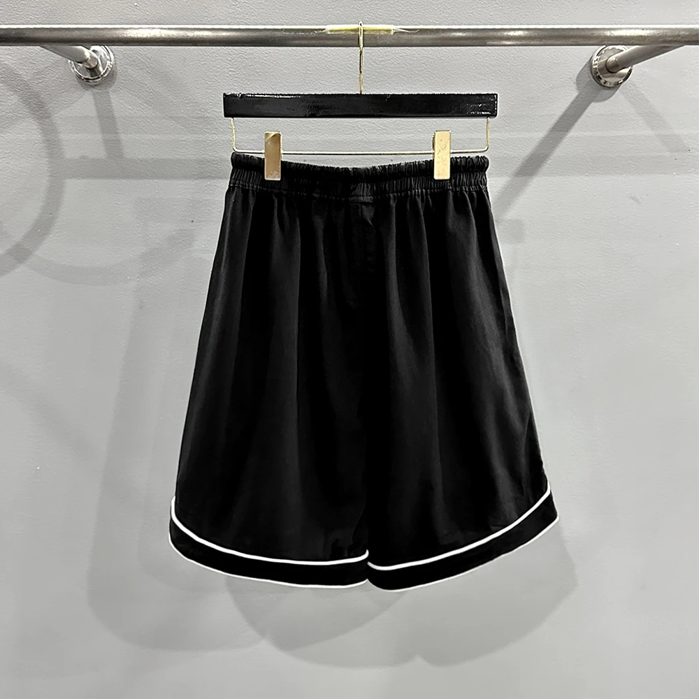Men'S Casual Short Cotton Harem Gothic Style Men's Clothing Sweatpants Summer Women Loose Black Shorts