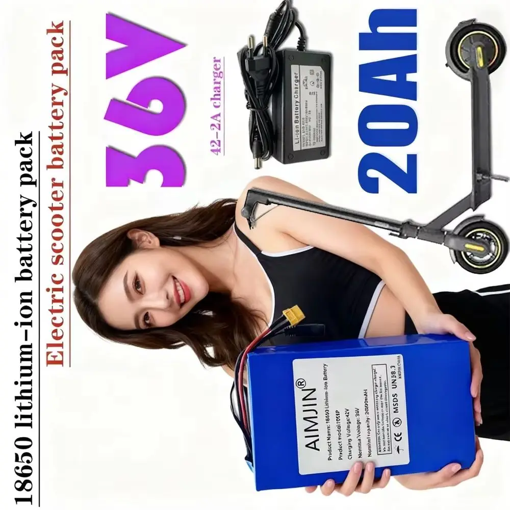 

10S6P 36V 20Ah Large Capacity Lithium Battery 500-1000W for Most Vehicles Customizable High Performance Power Solution