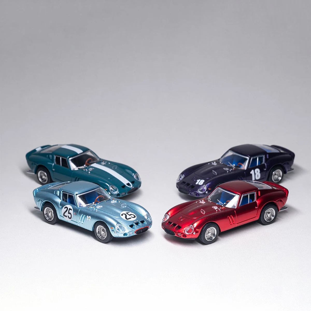 Tpc 1:64 Prancing Horse 250 GTO Alloy Diecast Model Car Collectible Gift Ornament