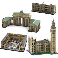 Buckingham Palace House Big Ben Model World Architecture MOC Building Block Bricks Construction Display Toys Gift