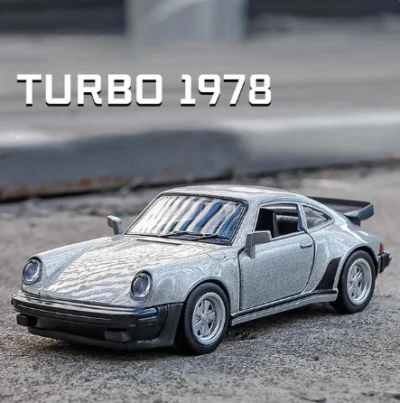 New 1:36 1978  Porsche 911 Turbo  alloy car model with silent light  Diecast Metal Alloy Model Car Toys For  Gift Collection