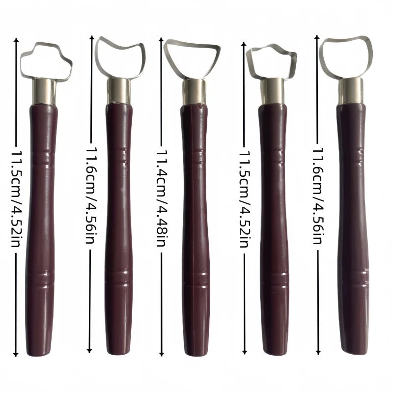 Pottery handle tool 5 sets water cup teapot handle molding scraper ceramic making clay manual