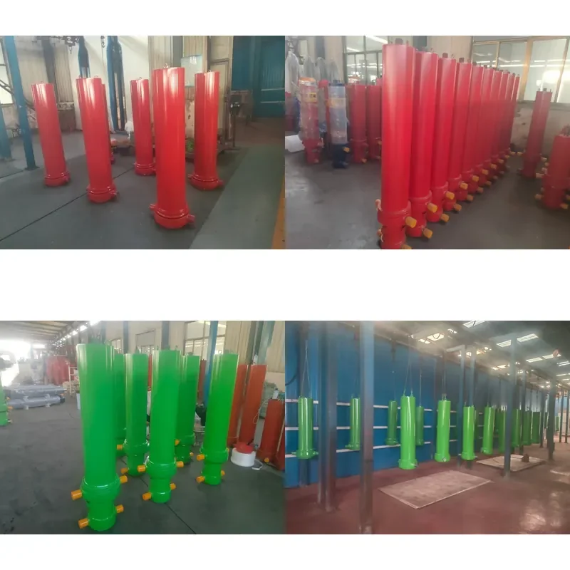 Hard chrome-plated double-acting steel telescopic hydraulic cylinder, pressure 25Mpa, for dump truck engineering, 1 year