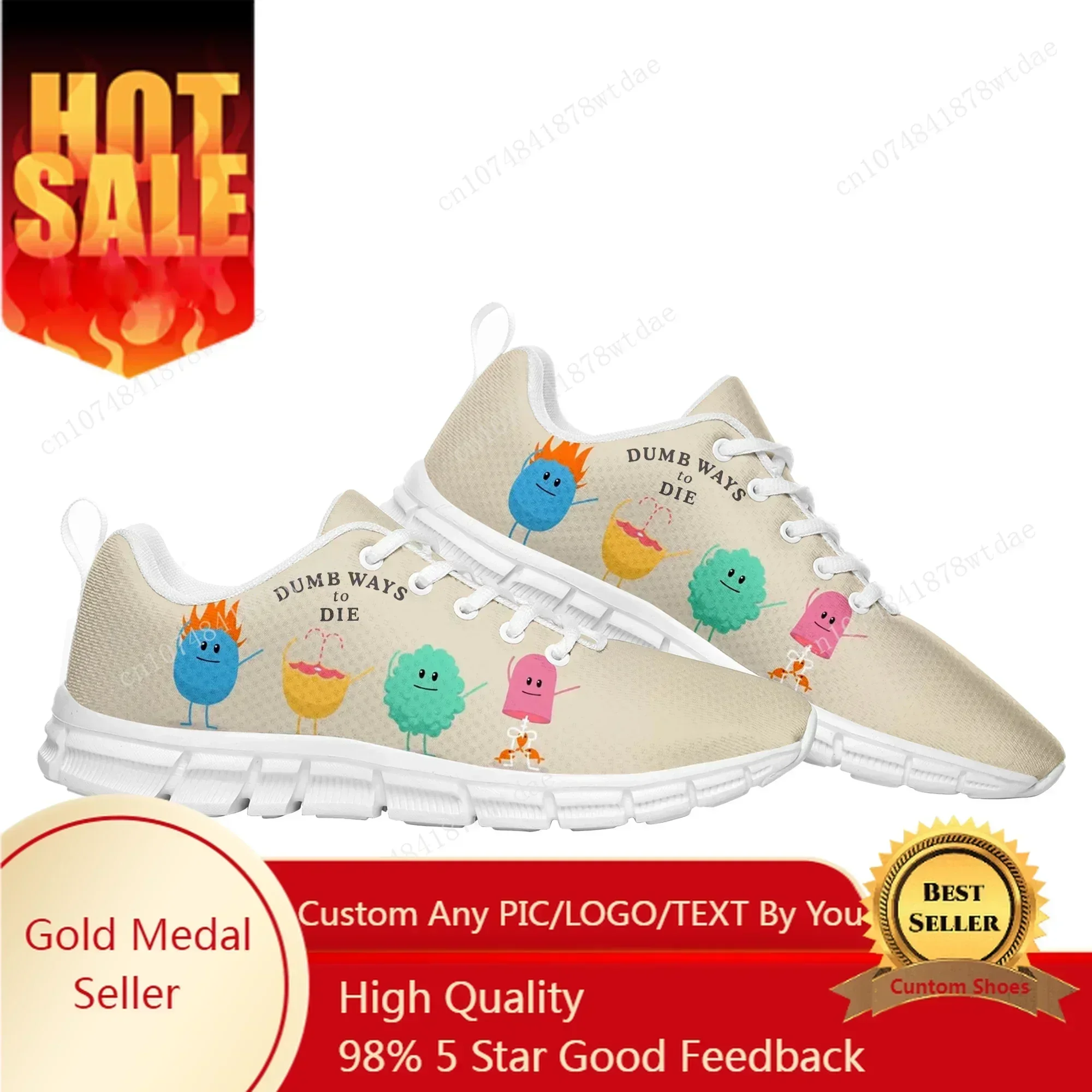 

Dumb Ways To Die Sports Shoes Mens Womens Teenager FashionSneakers High Quality Cartoon Manga Comics Sneaker Fashion Shoe