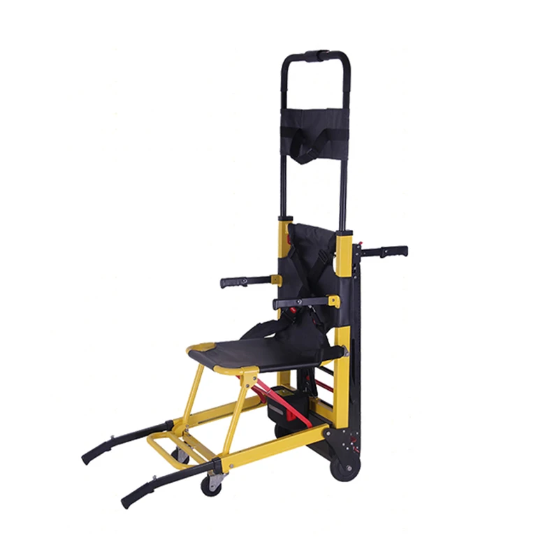 Manual Foldable Aluminum Alloy Non Slip Track Hospital Evacuation Stair Chair Stretcher for Hospital Rescue