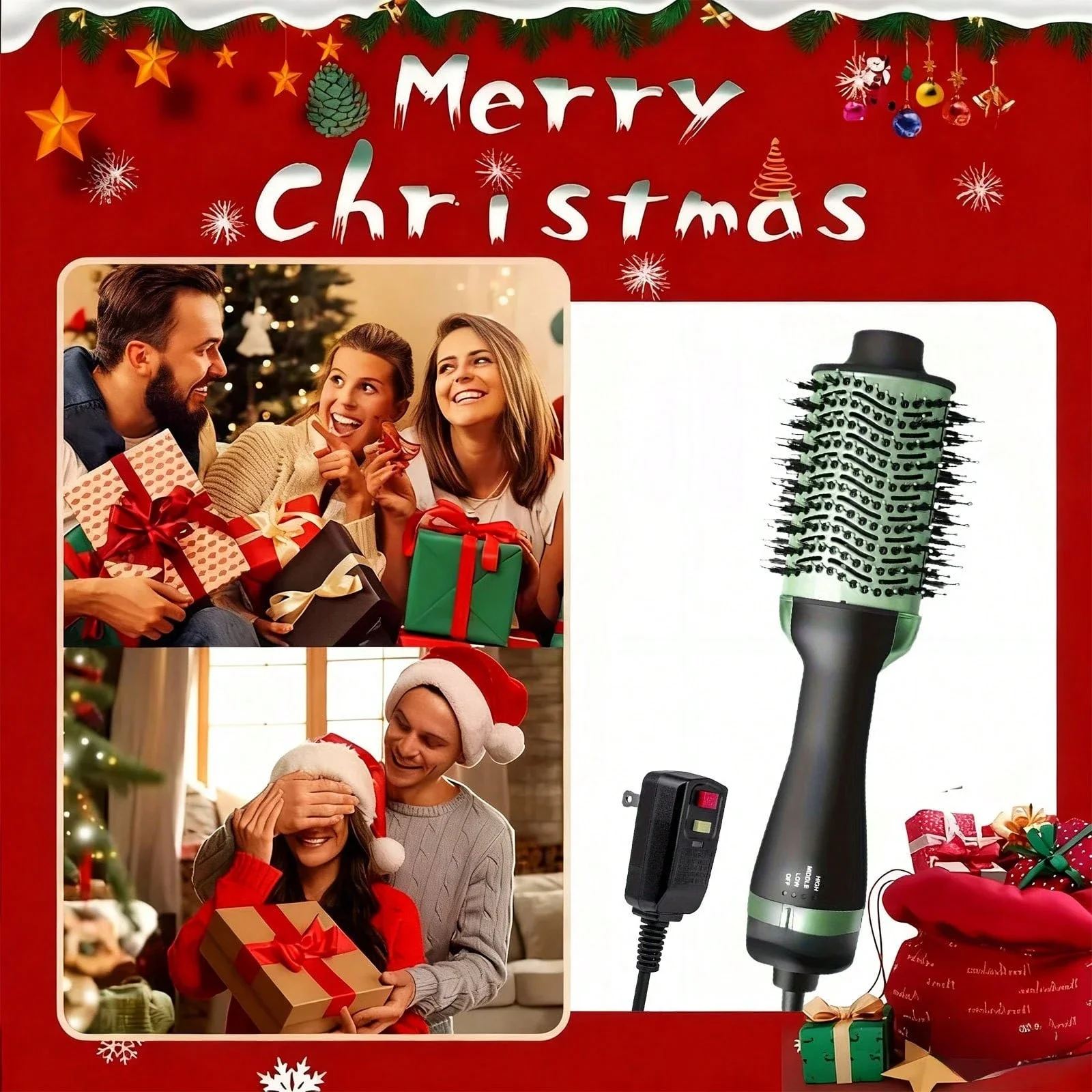 Tyrixma Tyrixma Hair Dryer Brush Blow Dryer In One, Upgraded 4 In 1 Hair Dryer And Styler Volumizer With Negative Ion Hot Air Hair Straightener Brush, Frizz-Free Styling - Ideal For All Hair Types (Straightening, Curling, Voluminous Waves) - Salon & Home Use. - Aliexpress Deal