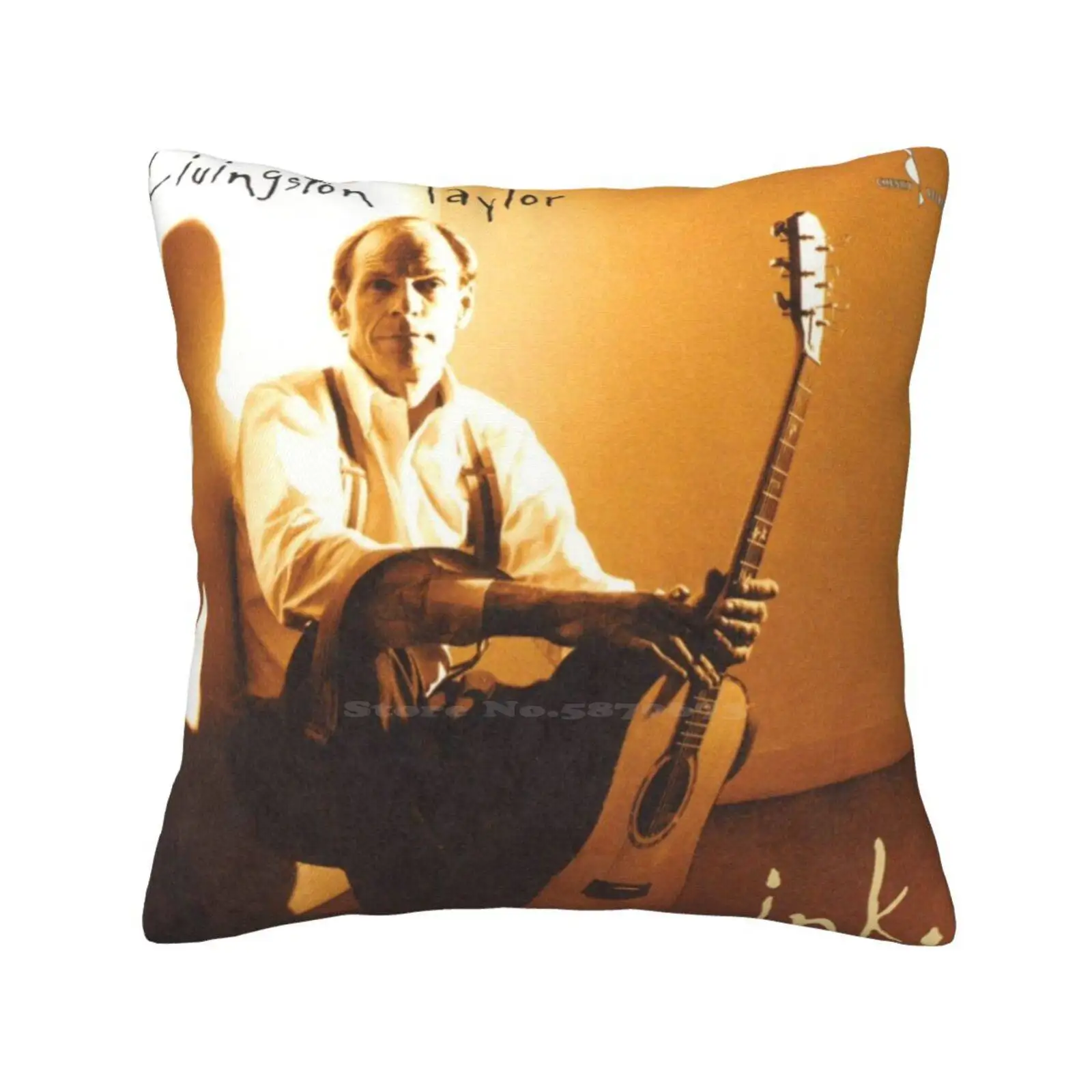 Livingston Taylor Album Ink Pillow Cover Hug Pillowcase Singer Music Tour Artist Live Video Show Cover Concert Logo Summer