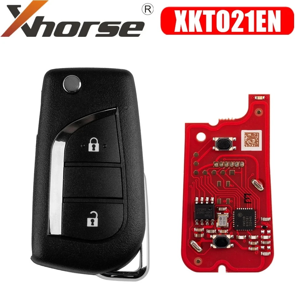 

Xhorse XKTO21EN 2nd Generation Wire Remote Key for Toyota 2 Buttons