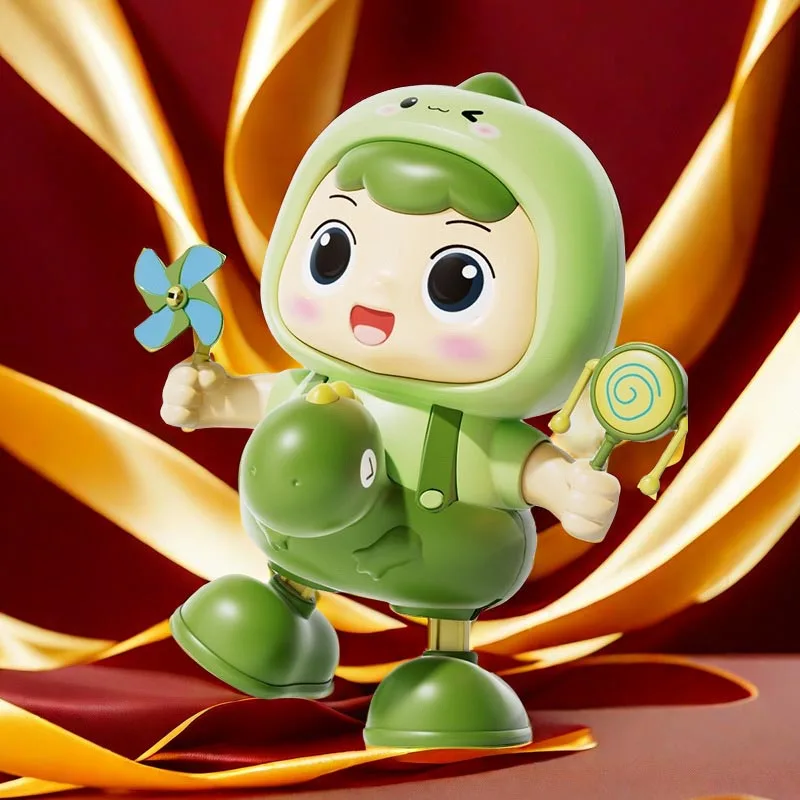 Animal Light Up Music Toy Dancing Baby Toy Electric Dance Robot Cute Cartoons Lantern Children's Day Gift Baby Light Up Toy