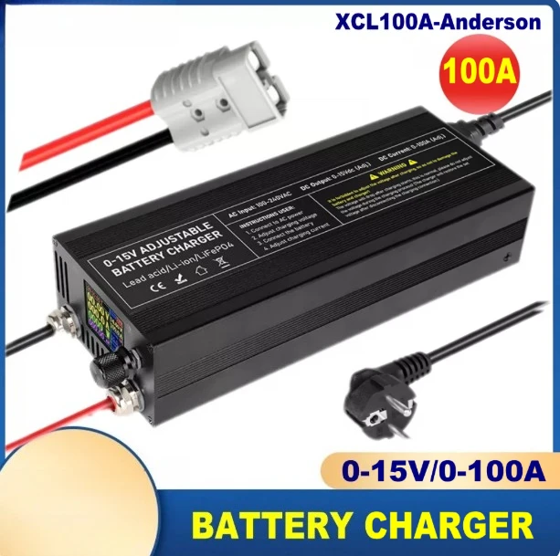 XCL100A60A lithium battery smart charger lithium iron phosphate battery adapter