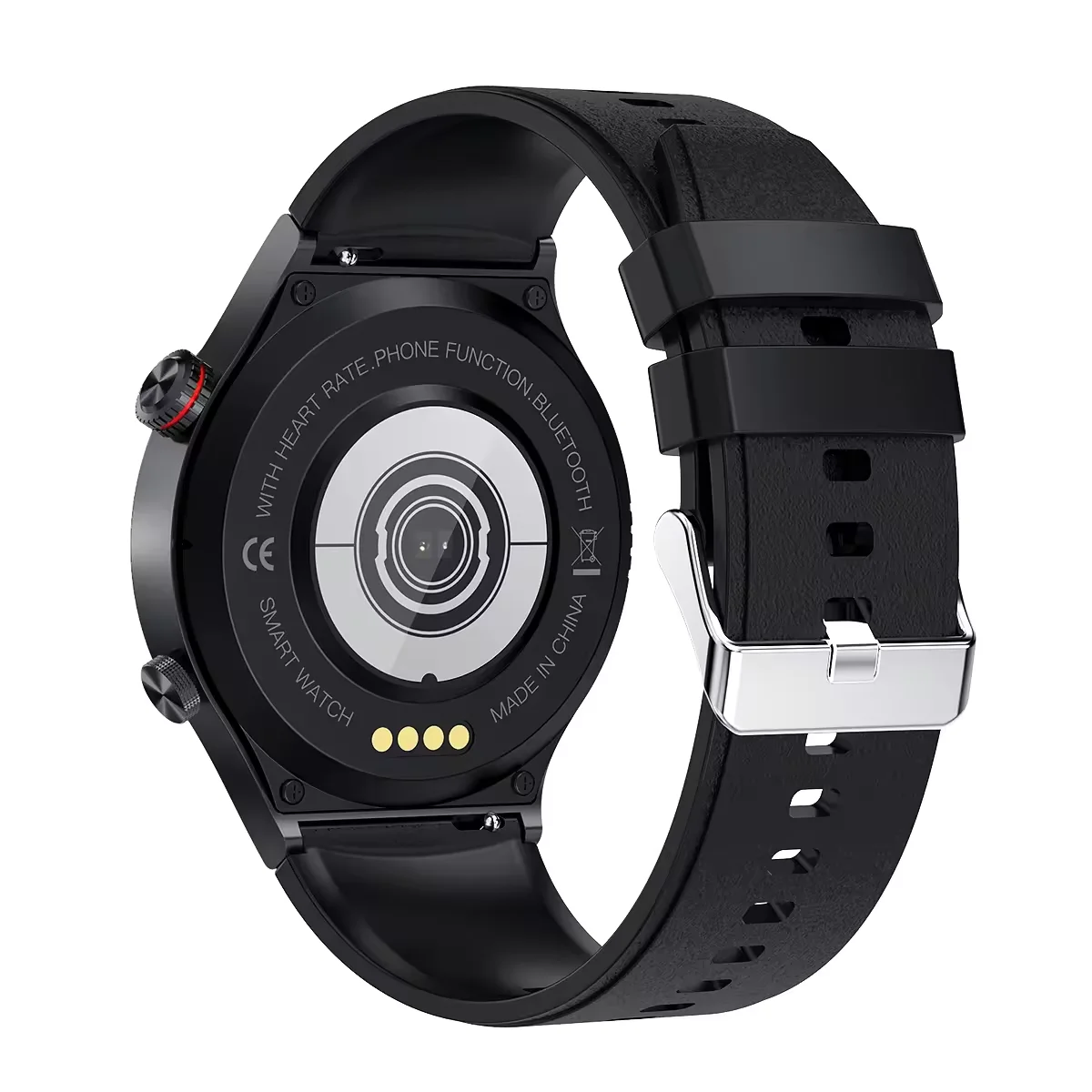 2025 الرجال Smartwatch الفولاذ المقاوم للصدأ الصحة الذكية BT دعوة مقاوم للماء 1.28 "شاشة مستديرة NFC ساعة ذكية QW33