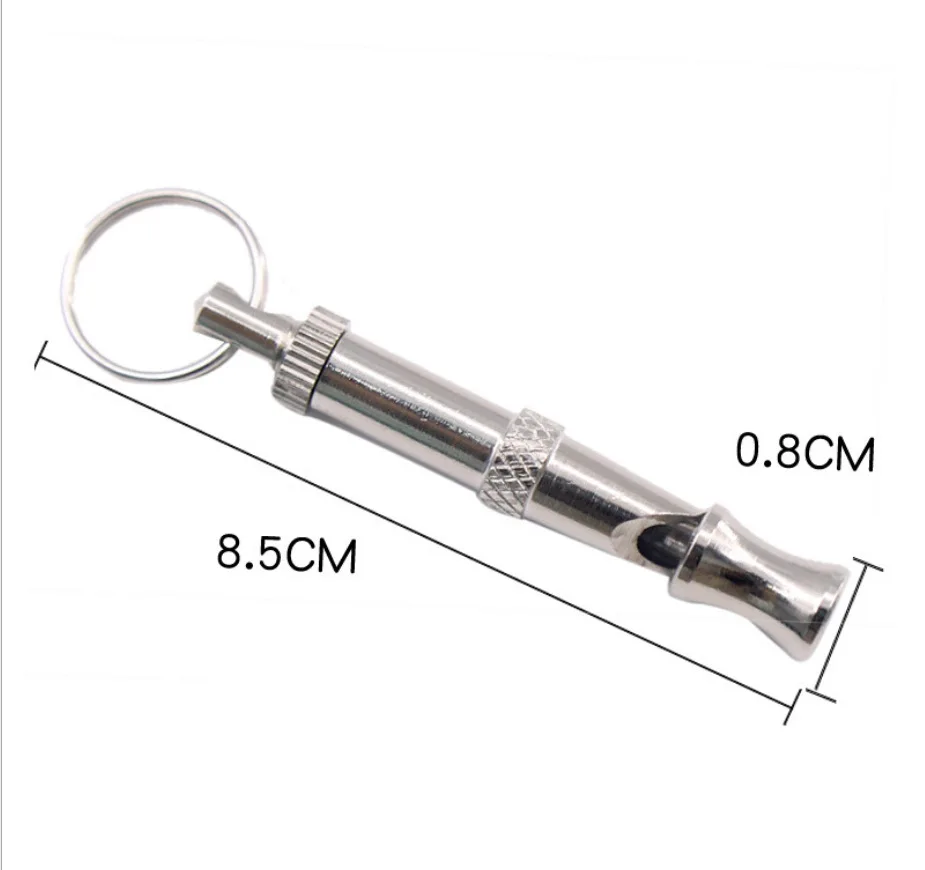 Dog Training Whistle Stop Barking Device Ultrasonic Training Flute Silent Whistle Control Tool Puppy Train Keychain Pet Supplies