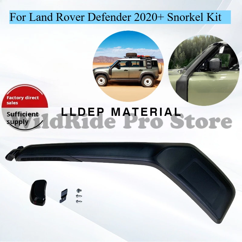 

For Land Rover Defender 2020+ Snorkel Kit Waterproof Air Intake Off-Road 4x4 SUV Wading Upgrade
