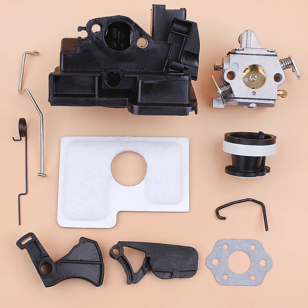 Carburetor Air Filter Intake Manifold Throttle Trigger Rod Kit For STIHL MS180 MS 180 MS170 018 017 Chainsaw Spares Gas Saws