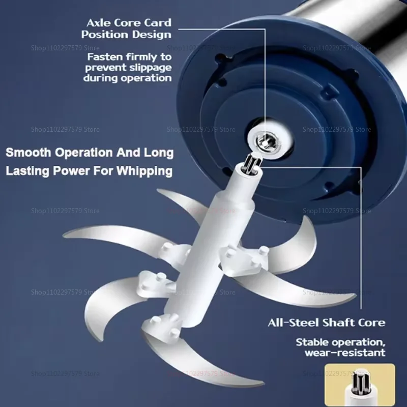 Tritacarne da 5 litri di grande capacità Robot da cucina Mixer da cucina multifunzione in acciaio inossidabile per carne Verdura Frutta Cottura