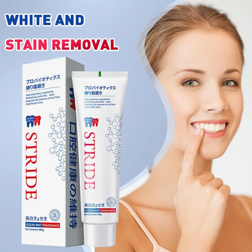 

100G Dental Tartar Removal Toothpaste Anti-Bad Breath Prevention Periodontitis Products Fresh Mouth Anti-Yellow Whitening C U1C7