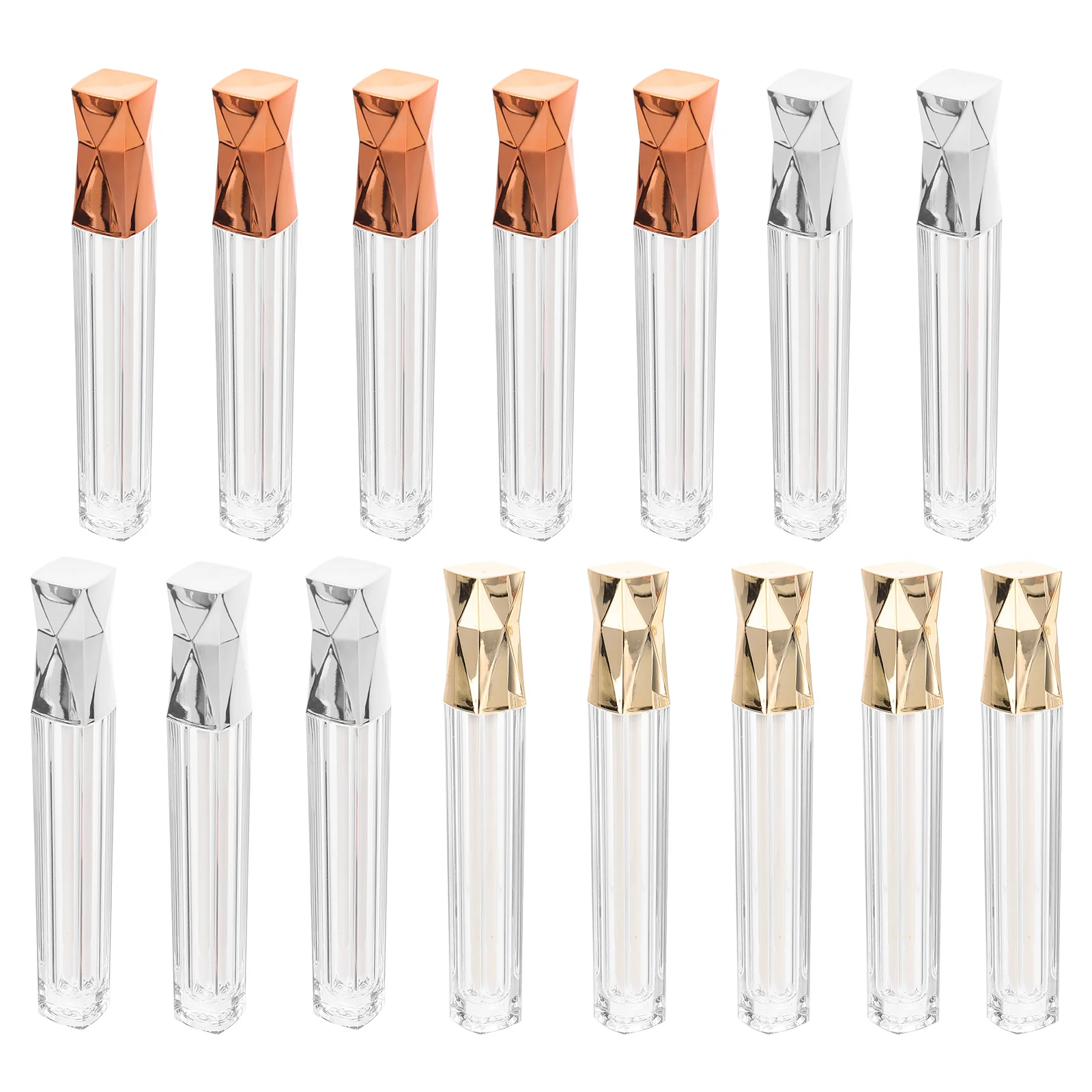 

15 Pcs Mason Jar Vacuum Sealer Hand Pump Lipstick Tube Gloss Lip-glaze Bottles Gradient Color Tubes Foam Dispenser