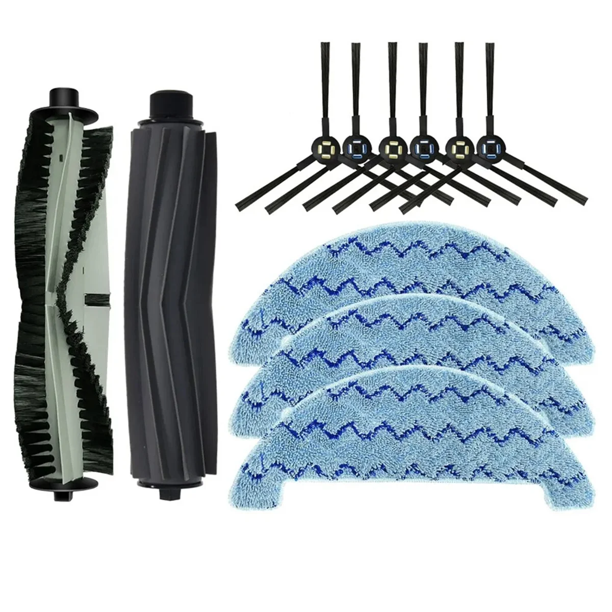 جديد 2025 لـ ZACO A10 روبوت فراغ إكسسوارات قطع غيار فرشاة رئيسية فرشاة جانبية ممسحة ملابس خرقة