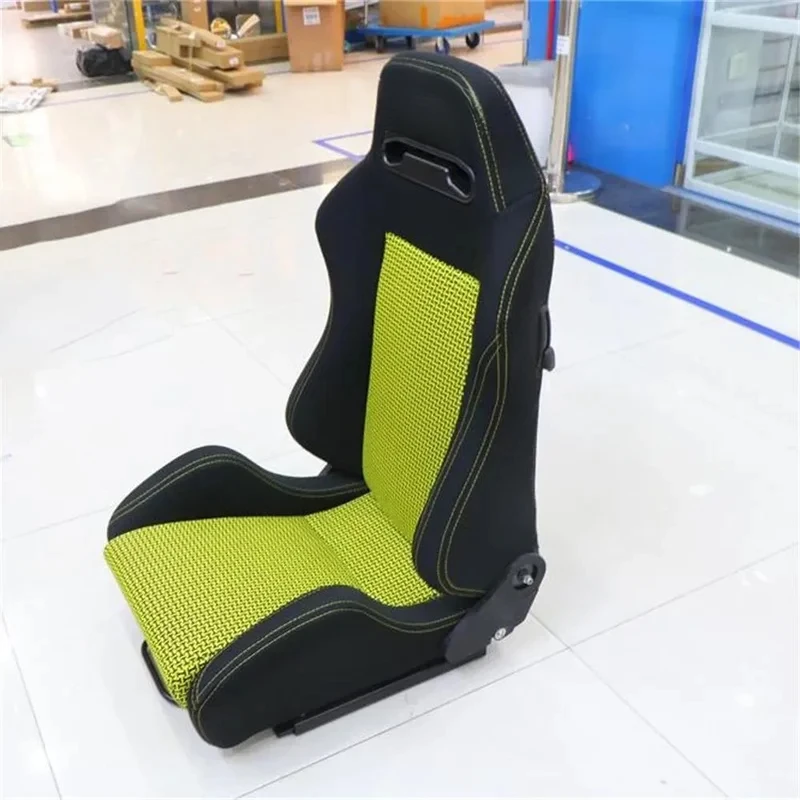 Auto Accessories  L Size Universal Adjustable Racing Bucket Seats With Black Braid