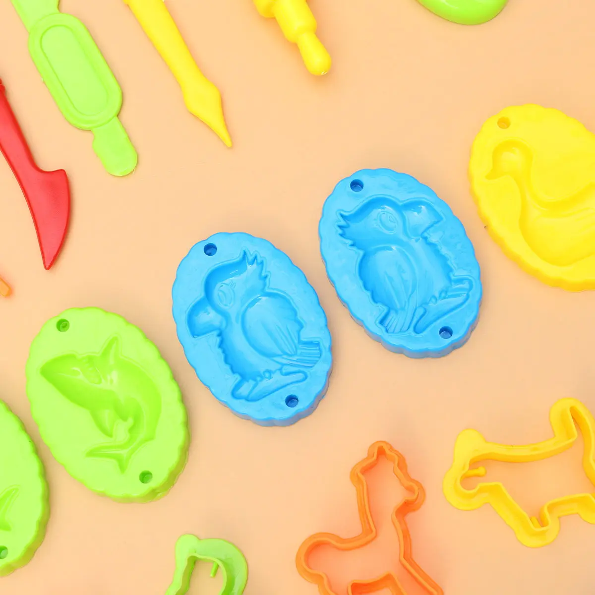 Colored Clay Tools Toy Accessories Children's Mold Making Construction Toys DIY Molds