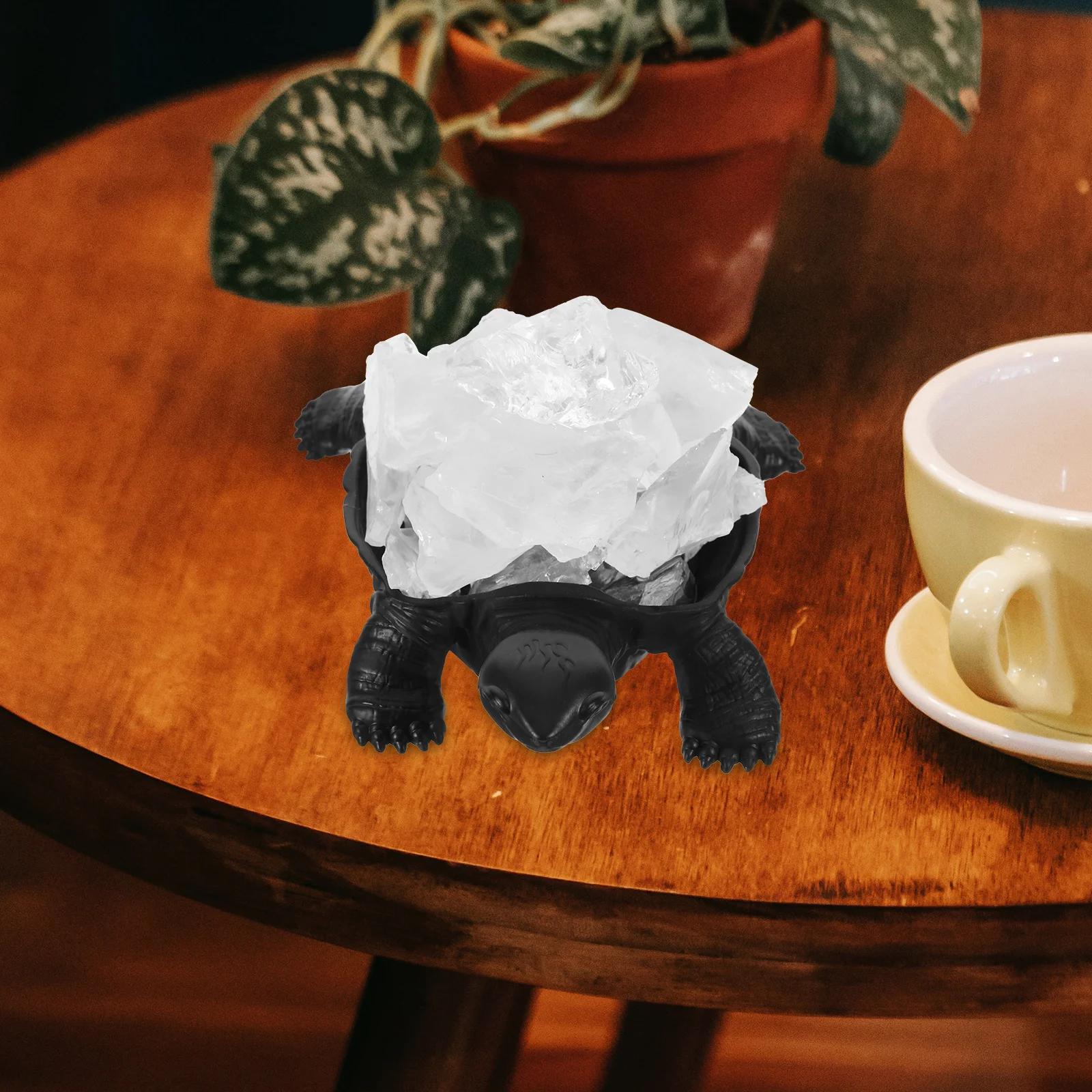 

Alloy Crystal Turtle Decoration Cute Desktop Sculpture Quartz Animal Statue for Home and Office Desk Decor