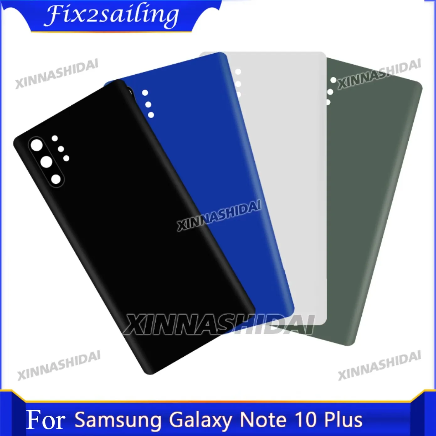 100% Tested For Samsung Galaxy Note 10 Plus Battery Back Cover Housing Assembly Display Replacement Parts